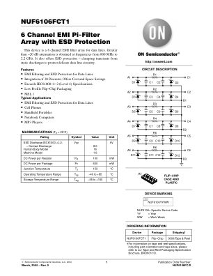 NUF6106FC datasheet cover page