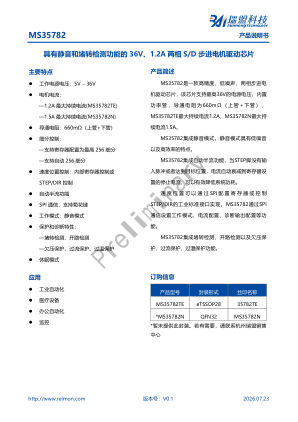 MS35782 datasheet cover page