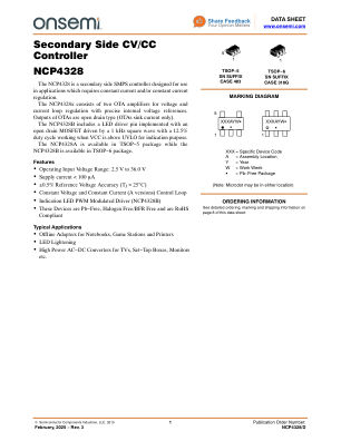 NCP4328 数据手册首页