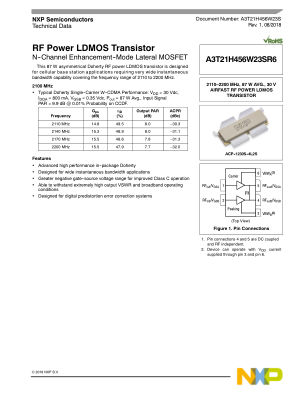A3T21H456W23S datasheet cover page