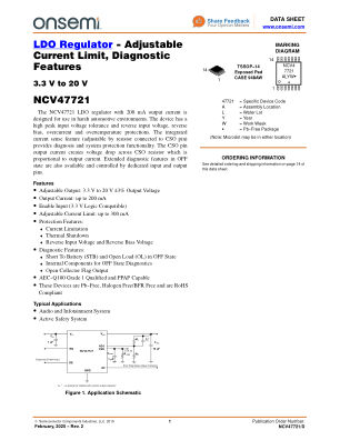 NCV47721 datasheet cover page
