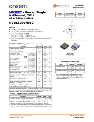 NVBLS0D7N06C datasheet cover page
