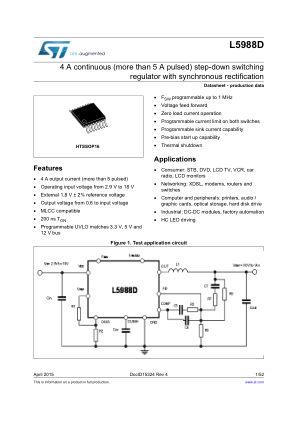 L5988D datasheet cover page