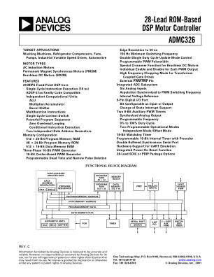 ADMC326 数据手册首页