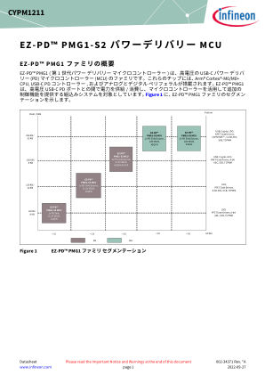 EZ-PD-TM-PMG1-S2 datasheet cover page