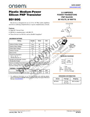 BD180 数据手册首页