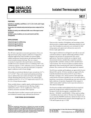 5B37 数据手册首页
