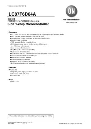 ENA1007 datasheet cover page