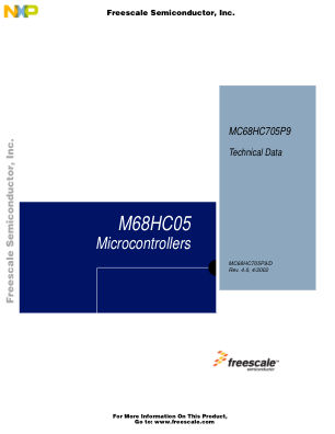 MC68HC705P9 数据手册首页