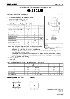 HN2S02JE datasheet cover page