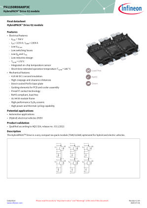FS1150R08A8P3C datasheet cover page