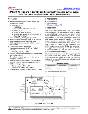 DAC63004W 数据手册首页