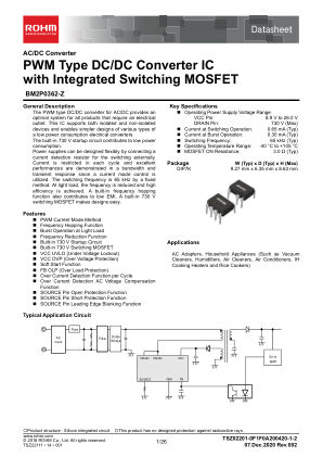 BM2P0362-Z datasheet cover page