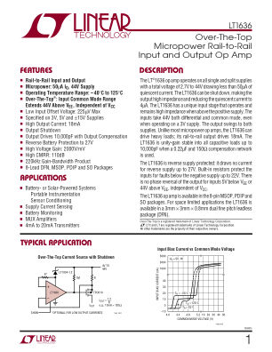 1636FC datasheet cover page