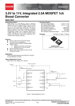 BD8311NUV datasheet cover page