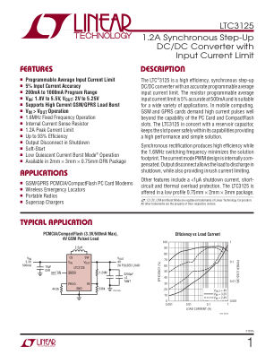 3125FA datasheet cover page