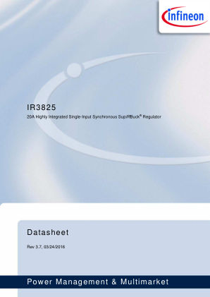 IR3825MTRPBF datasheet cover page