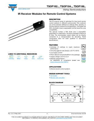 TSOP184 datasheet cover page