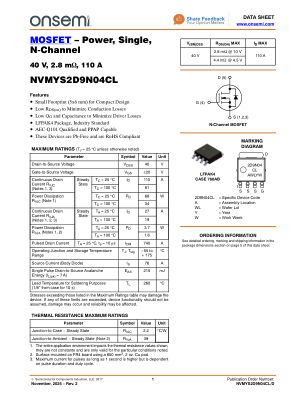 NVMYS2D9N04CL 数据手册首页