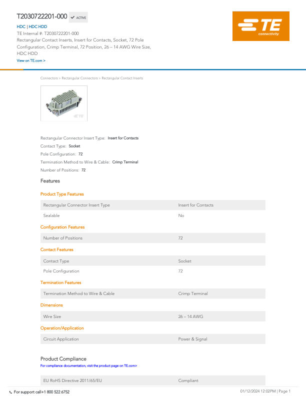 T2030722201-000 datasheet cover page