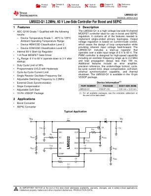 LM5022-Q1 数据手册首页