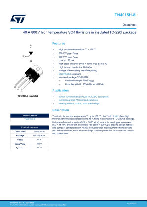 TN4015H-8I datasheet cover page