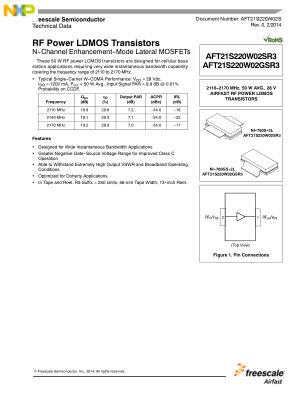 AFT21S220W02S datasheet cover page
