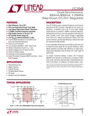 3548FC datasheet cover page