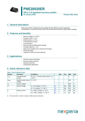PNE20020ERX datasheet cover page