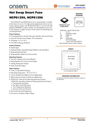 NCP81295 datasheet cover page