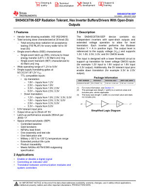 SN54SC6T06-SEP 数据手册首页