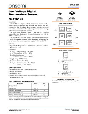 N34TS108 datasheet cover page