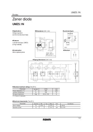 UMZ5.1N datasheet cover page