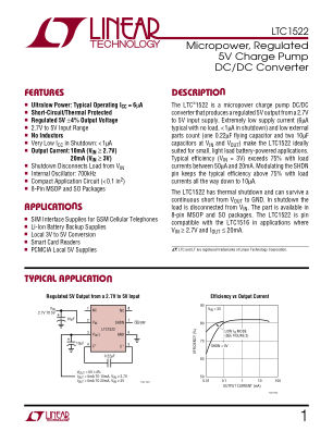 1522F datasheet cover page