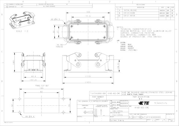 T1415163000-000 datasheet cover page