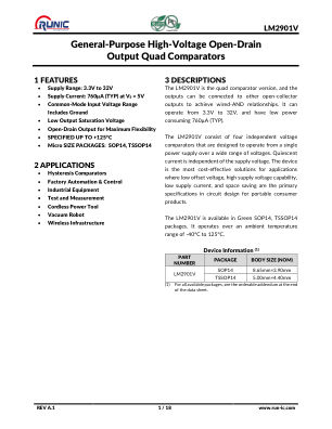 LM2901V datasheet cover page