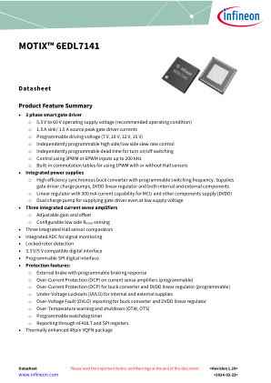 6EDL7141 datasheet cover page