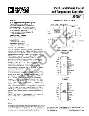 ADT70 datasheet cover page