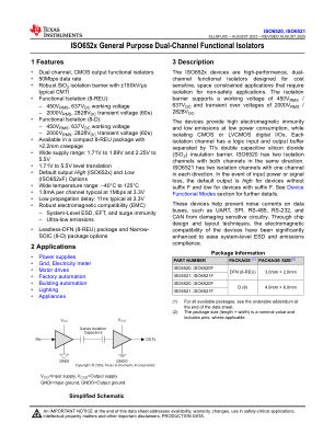 ISO6521 datasheet cover page