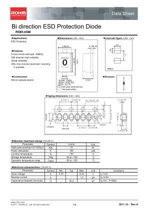 RSB5.6SM datasheet cover page