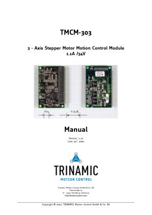TMCM-303 数据手册首页