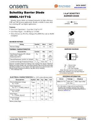 MMDL101T1 数据手册首页