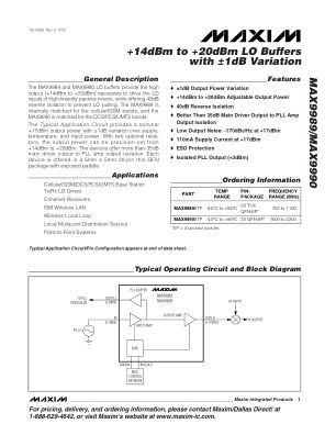 MAX9989-MAX9990 datasheet cover page