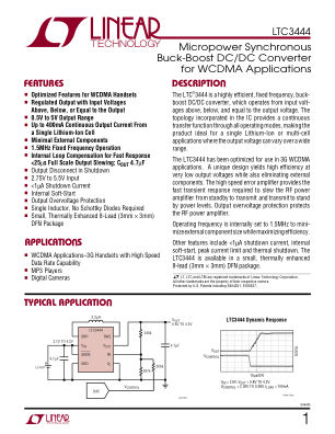 3444FB datasheet cover page