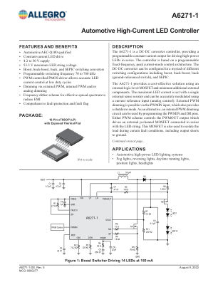 A6271-1 datasheet cover page