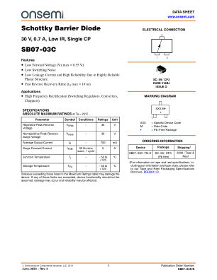 SB07-03C 数据手册首页
