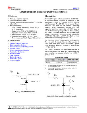 LM4051-N datasheet cover page