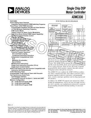 ADMC330 数据手册首页