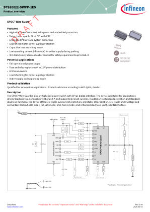 BTS80022-SWPP-1ES 数据手册首页