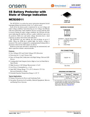 NCS35011 数据手册首页